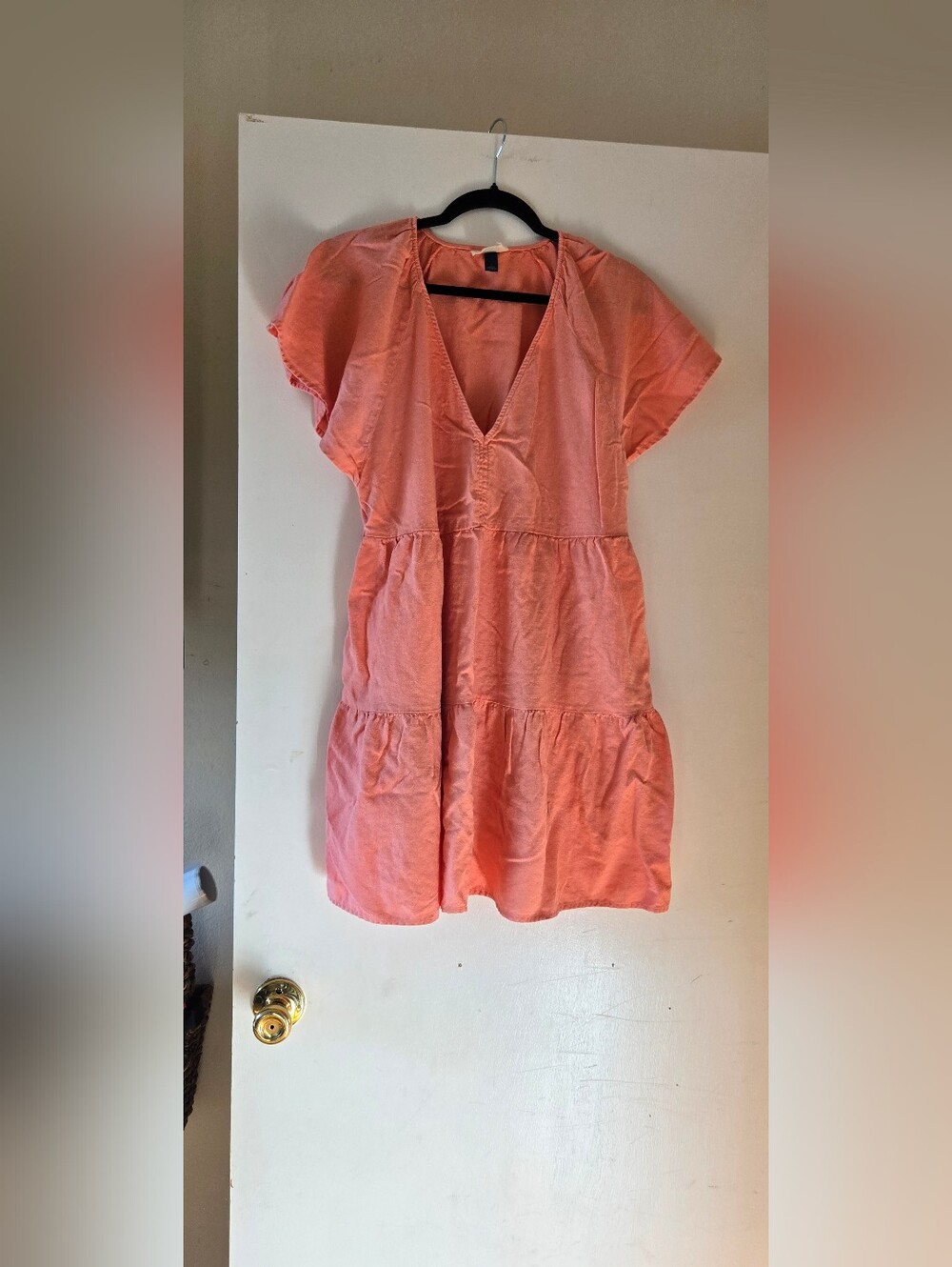 Universal Thread Coral Lightweight Knit Dress With Pockets